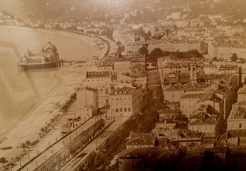 Große, in Sepia gerahmte Fotografien, signiert N. D. Foto: Marseille, Lyon, Nizza und Monaco, 19. Jahrhundert