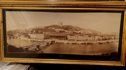 Große, in Sepia gerahmte Fotografien, signiert N. D. Foto: Marseille, Lyon, Nizza und Monaco, 19. Jahrhundert