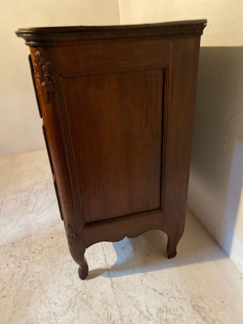 Louis XV chest of drawers Late 18th Liège oak (special price currently on request)