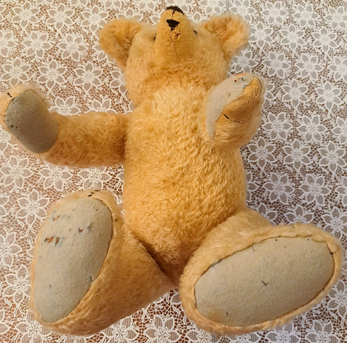 Teddybär mit Glasaugen 1920er oder 1930er Jahre Höhe 57 cm