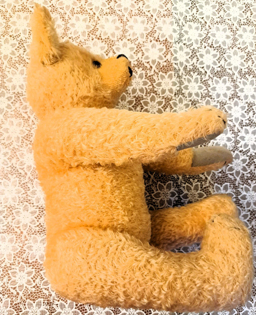 Teddybär mit Glasaugen 1920er oder 1930er Jahre Höhe 57 cm