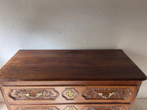 Louis XIV Commode 18th Liège Oak