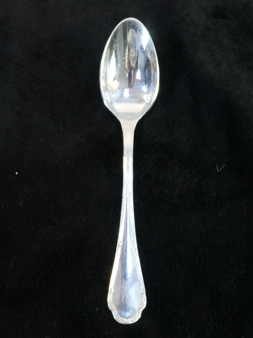 ERCUIS 12 teaspoons in silver metal, TRIANON model