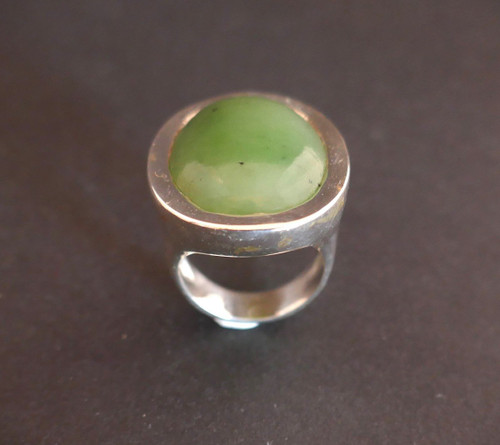 Important Jade Cabochon Ring