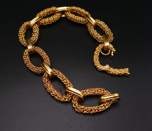 18-karat Yellow Gold Bracelet, Gay Frères.