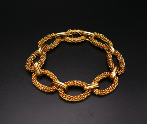 18-karat Yellow Gold Bracelet, Gay Frères.