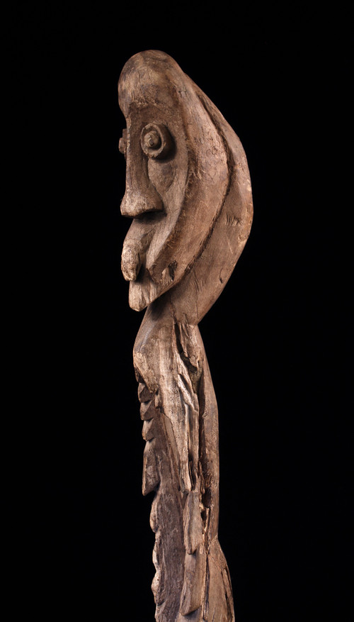 Figure de culte Yipwon, sculpture, art tribal, Papouasie Nouvelle Guinée, art océanien, Océanie