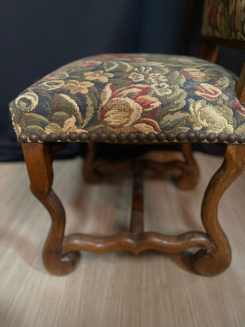 Set Of 6 Louis XIV Os De Moutons Chairs Dating From The 19th Century (special price on request)