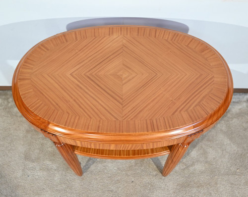 Petite Table en Acajou Clair, Art Déco – 1930