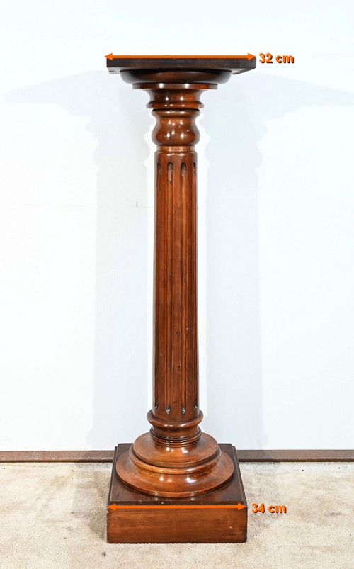 Colonne en Hêtre Massif, style Louis XVI – 1900