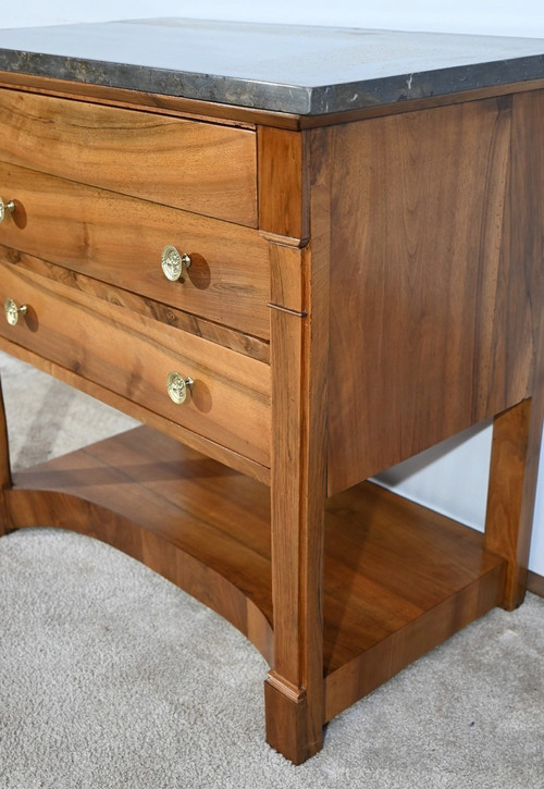 Small Property Chest of Drawers in Walnut, Directoire Period – Early 19th Century