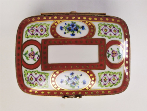  Le Tallec Painted Porcelain Jewelry Box