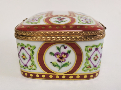  Le Tallec Painted Porcelain Jewelry Box