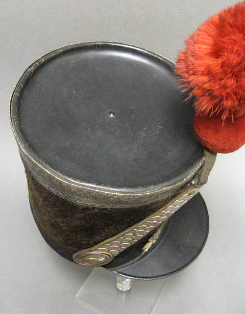 Jägeroffizier der Nationalgarde Shako, Modell 1837, Julimonarchie.