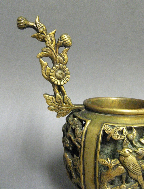 Bronze Incense Burner. Japan 18th Edo Period.