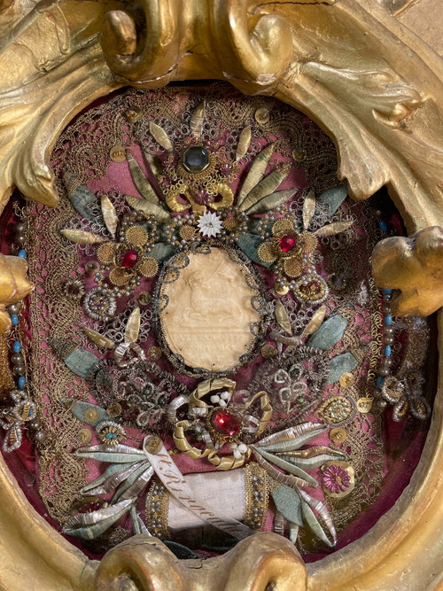 Spectaculaire Reliquaire Monstrance Aux Martyrs  - Fin XVIIe