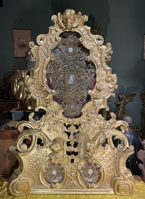 Spectaculaire Reliquaire Monstrance Aux Martyrs  - Fin XVIIe