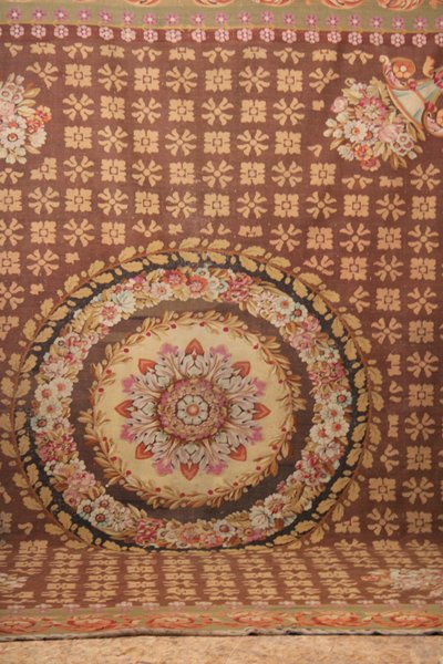 Large Aubusson carpet from the Charles X period