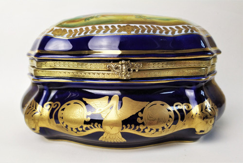 Hand Painted Porcelain Box