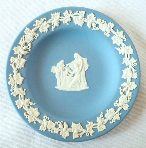 Wedgwood : Serie Von 6 Brottellern Aus Porzellan Biskuit