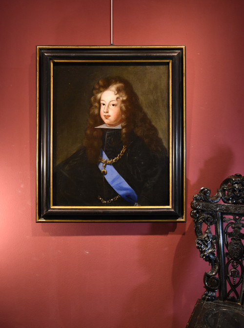 Porträt von Philippe V., König von Spanien, Hyacinthe Rigaud (1659 - 1743), Kreis