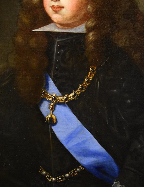 Porträt von Philippe V., König von Spanien, Hyacinthe Rigaud (1659 - 1743), Kreis