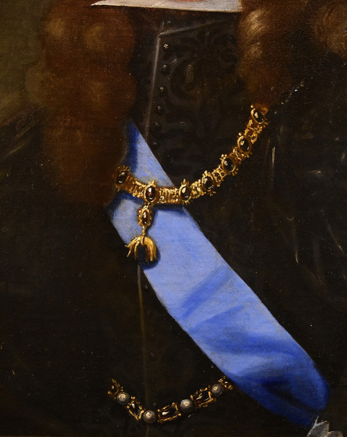 Porträt von Philippe V., König von Spanien, Hyacinthe Rigaud (1659 - 1743), Kreis