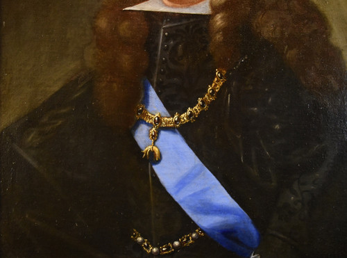 Porträt von Philippe V., König von Spanien, Hyacinthe Rigaud (1659 - 1743), Kreis