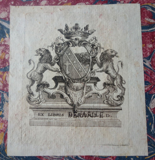 Dictionnaire Historique Moreri 4 Volumes In Folio édition De 1707 à Belle Reliure  - époque Louis XIV