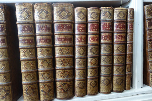 Dictionnaire Historique Moreri 4 Volumes In Folio édition De 1707 à Belle Reliure  - époque Louis XIV