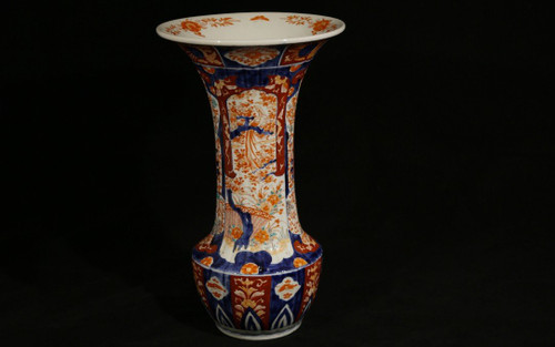 Große Imari Vase, 19. Jahrhundert (47 Cm)