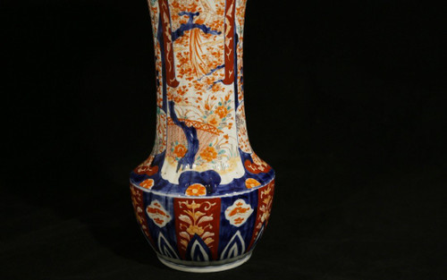 Große Imari Vase, 19. Jahrhundert (47 Cm)