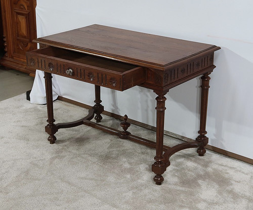 Small Oak Table Office, Louis XVI style - 1920