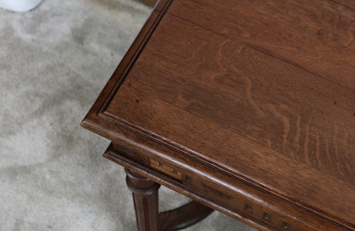 Small Oak Table Office, Louis XVI style - 1920