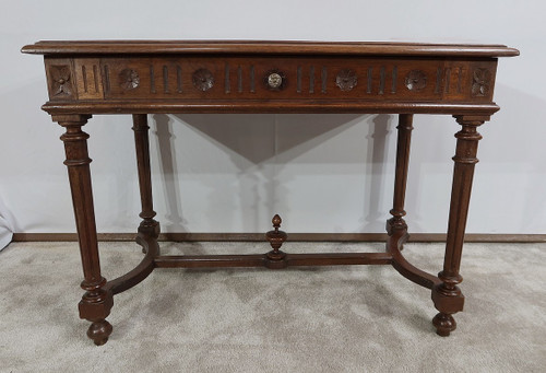 Small Oak Table Office, Louis XVI style - 1920