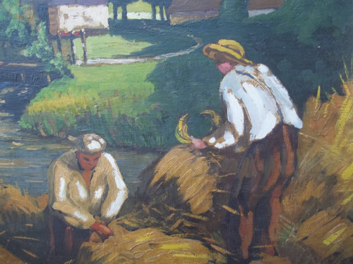 Haymaking in Normandy