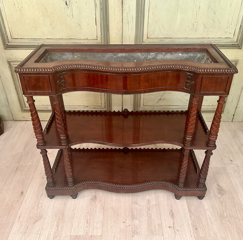 Napoleon III Period Mahogany Planter About 1870