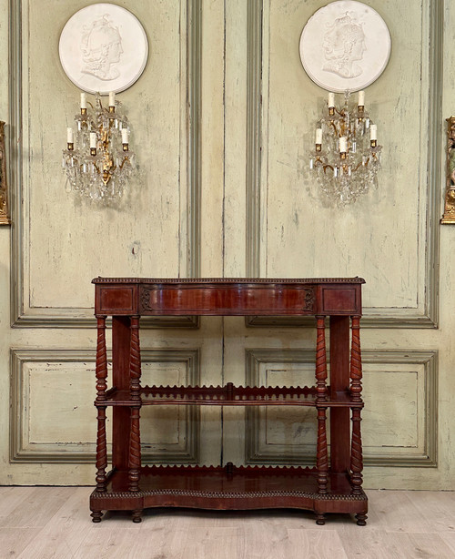 Napoleon III Period Mahogany Planter About 1870