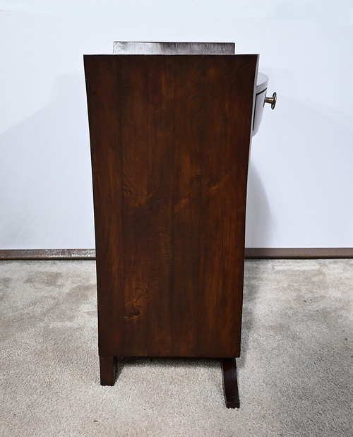 Art Deco bedside table in solid oak - 1930