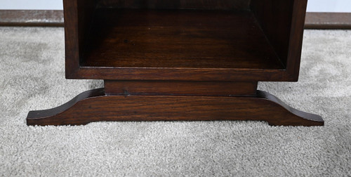 Art Deco bedside table in solid oak - 1930