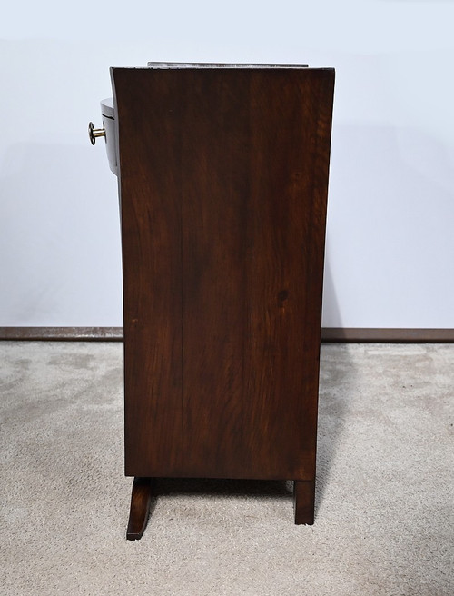 Art Deco bedside table in solid oak - 1930