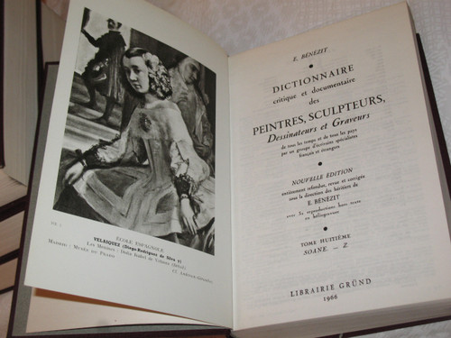 Dictionnaire des peintres sculpteurs dessinateurs et graveurs by E. Bénézit complete 8 volumes