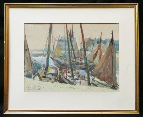 Pierre RICHY, Sardiners in the port of Concarneau, Brittany