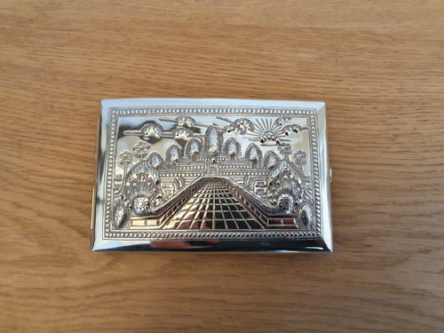 Indochina, Cigarette Case, Sterling Silver, Early 20th Century.