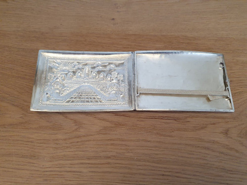 Indochina, Cigarette Case, Sterling Silver, Early 20th Century.