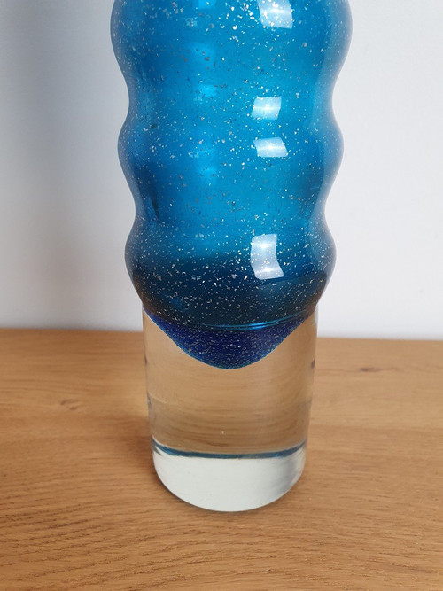 Vase , Glas , Design , Skandinavisch Oder Italienisch , XX°.