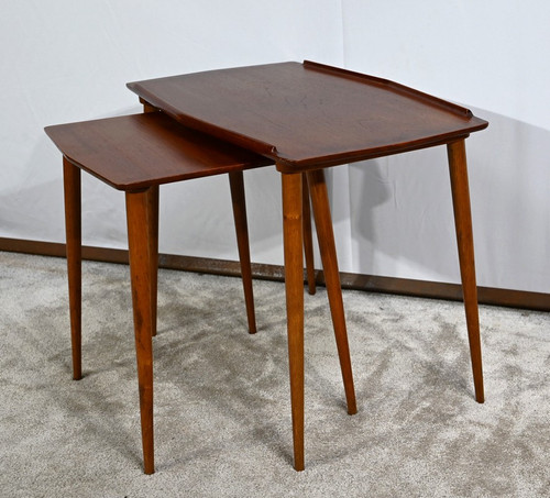 Terminali del divano in teak, di A.Hovmand-Olsen per Mogens Kold – 1950