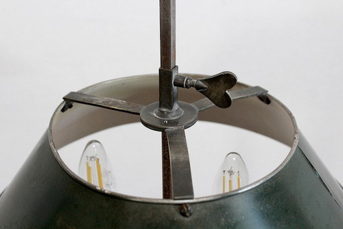 Rare Bronze Lamp, Bouillotte spirit – Early 20th century