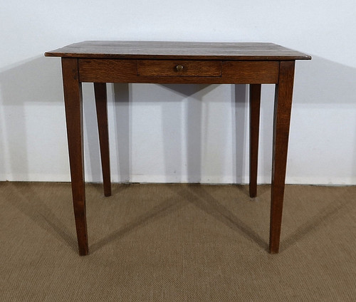 Small Solid Oak Table – 2nd part of the 19th century