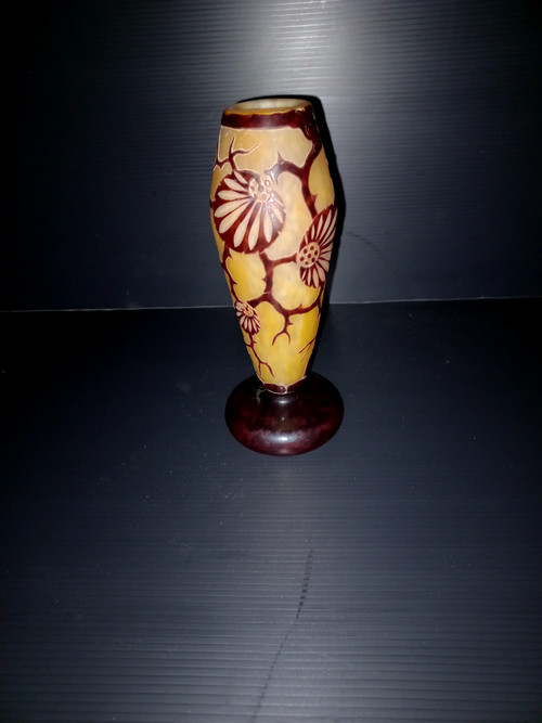 Vase „Spinette“ Le Verre Français